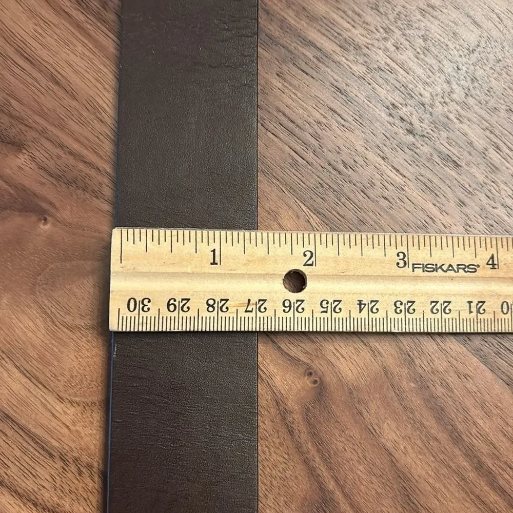 Rare Fender Dark Brown Leather Belt with Removable Buckle -38